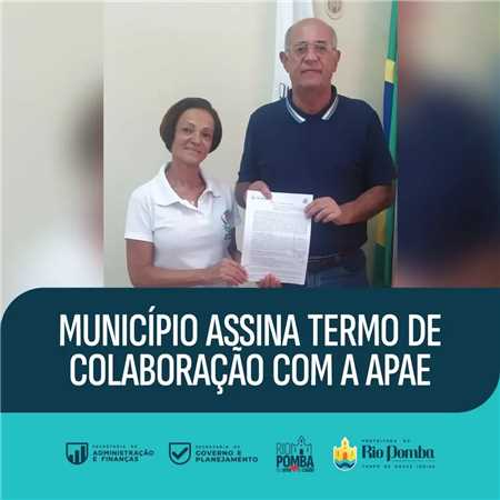 Prefeitura Municipal de Rio Pomba MUNICÍPIO ASSINA NOVO TERMO DE